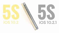 iPhone 5S iOS 10.2 vs iPhone 5S iOS 10.2.1