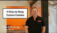 4 Ways to Hang Custom Curtains on your Deck, Gazebo, Patio, or Pergola
