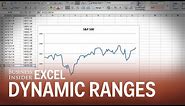 Use dynamic named ranges so your charts update automatically