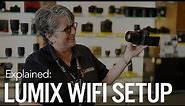 How to connect your Lumix camera to your phone using Wifi with Tamra Green