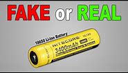 How to Recognize FAKE 18650 Battery