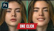 Make Her Smile in One Click - Neural Filters in Photoshop 2021 (New Feature)