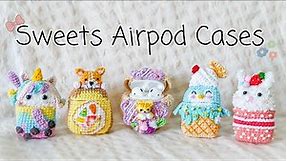 How to Crochet Sweets Airpod Cases (Free Pattern)(US)