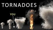 Tornado size comparison 🤯 | animation HD