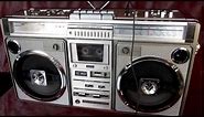 Sharp GF-9696 boombox ghettoblaster Vintage 1982