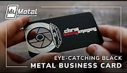 Amazing Black Metal Business Card | My Metal Business Card