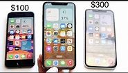 $100 iPhone Vs $200 Vs $300 iPhone!