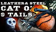 Cat o' Nine Tails: Forged Steel and Leather Whip