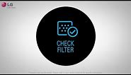 [LG Dryers] Check Filter Blinking Light