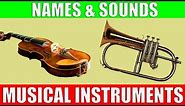 Musical Instruments Names and Sounds for Kids to Learn
