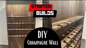 DIY Champagne Wall