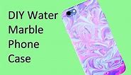 DIY Water Marble Phone Case