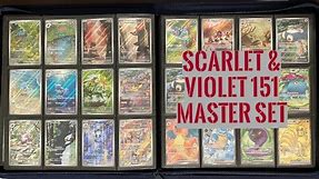 Pokemon Scarlet & Violet 151 Complete Master Set - 360 Cards + 6 Exclusives - Charizard ex & Mew ex!