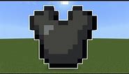 MINECRAFT PIXEL ART | HOW TO BUILD AN IRON CHESTPLATE