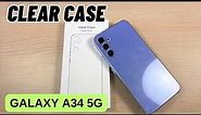 UNBOXING Original Clear Case for Samsung Galaxy A34 5G