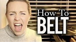 How to Belt - Evynne Hollens