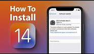 How to Install iOS 14 & iPadOS 14 Public Beta!