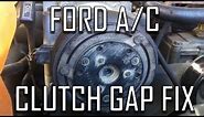 Ford How to: Fix A/C Clutch (Air Gap)