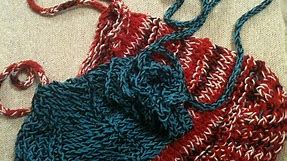 Easy Loom Knit Mesh Bag