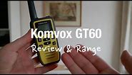 Komvox GT60 - Walkie Talkies for Kids (Review and Range Test)