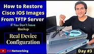Day-3 | How to Upgrade Cisco IOS Image From TFTP Server | Cisco IOS installation |Real Device router