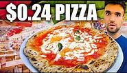 LIVING on WORLD'S BEST PIZZA for 24 HOURS!