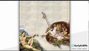 Michelangelo's creation of Adam - ALTERNATIVE MEME