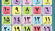 Arabic Numbers 0 -100 writing and reading
