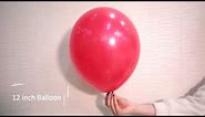 windmill solid color balloon
