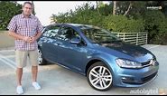 2015 Volkswagen Golf 1.8t TSI SEL Test Drive Video Review