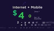 Astound Mobile Internet TV Spot, 'Plans That Fit You: $40 per Month'
