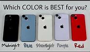 iPhone 14 All Colors Unboxing & Hands On Comparison - Purple vs Blue vs Starlight vs Red vs Midnight
