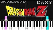 CHA-LA HEAD CHA-LA - Dragon Ball Z (Opening Theme) | EASY Piano Tutorial