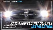 How To Install Ram 1500 LED Headlights - 4th Gen | 2009 - 2018