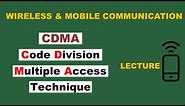Code Division Multiple Access | CDMA In Wireless Communication