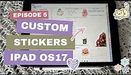 🎀✏️How to Make and Use Custom Stickers on iPadOS 17 | GoodNotes Tutorial | Aesthetic Stickers ⭐️
