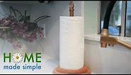 Custom Copper Paper Towel Holder | Home Made Simple | Oprah Winfrey Network