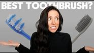 What's The BEST Toothbrush | Hard vs. Soft Toothbrushes
