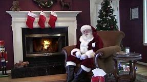 Funny Christmas Jokes - Santa Claus caught on video laughing with kids.