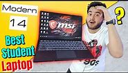 MSI Modern 14 - Best Laptop for Students 🔥| Unboxing & Review | Thin & Light 🔥