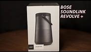Bose Soundlink Revolve Plus Unboxing | App Setup and First Thoughts