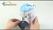 Portable Sew Cute Mini Sewing Machine White - dinodirect