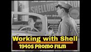 " WORKING FOR SHELL " 1940s SHELL OIL CO. GAS STATION OWNERSHIP / FRANCHISEE PROMO FILM 13724