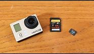 Howto use SD cards with GoPro Hero 3/3+ (e.g. SanDisk Extreme Pro and others)