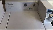 Whirlpool washer/ coin operated washer find diagnostics sheet