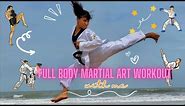 Full Body Martial Art Workout 🥋 l Beginner friendly with stretches