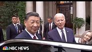 WATCH: The moment Biden and Xi discuss presidential sedans