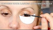 HOW I TINT MY LASHES SAFELY AT HOME