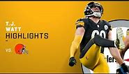 2021 Highlights: T.J. Watt's best plays in 4-sack game | Pittsburgh Steelers