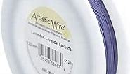 Artistic Wire 28 Gauge Tarnish Resistant Colored Copper Craft Jewelry Wrapping Wire, 498 ft, Lavender